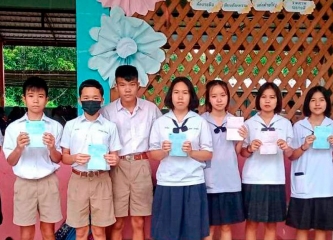 School's Year 2023 Scholarship Hand Over Ceremony in Thailand